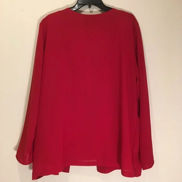 Women's 3-Piece Skirt Set Includes Skirt, Shell, and Long Sl. Jacket Size 16 - Picture 8 of 9